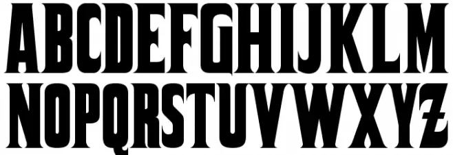 Corleone Due Шрифта ВЕРХНИЙ