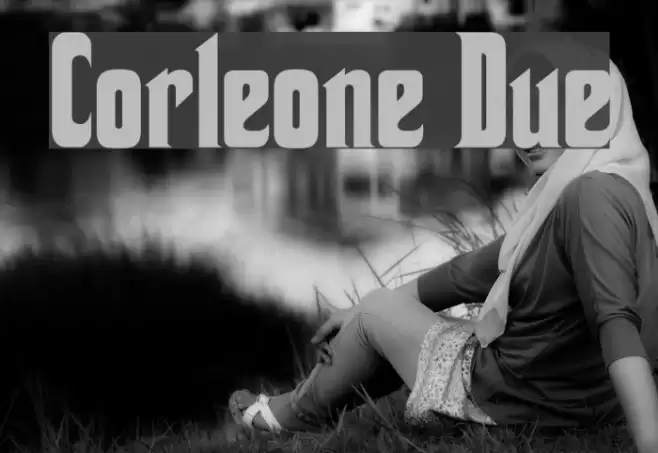 Corleone Due フォント examples