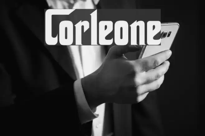 Corleone Font examples