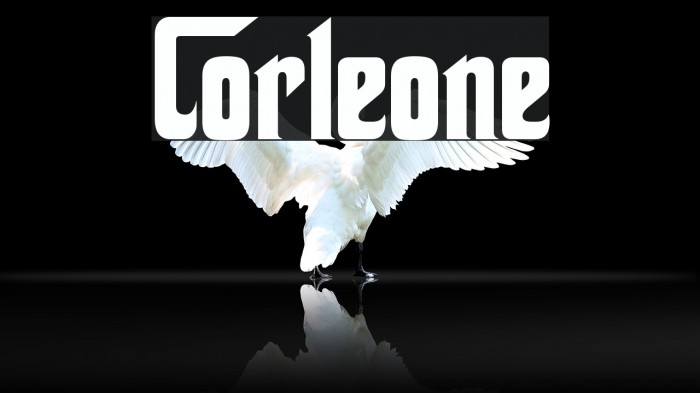 Corleone फ़ॉन्ट examples