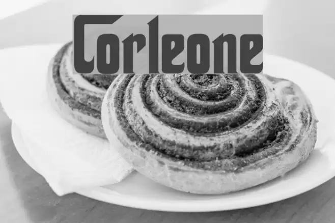 Corleone Font examples