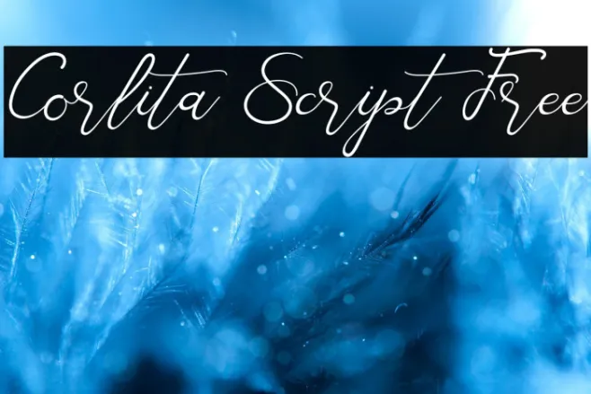 Corlita Script Free Example 2