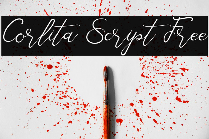 Corlita Script Free Example 3
