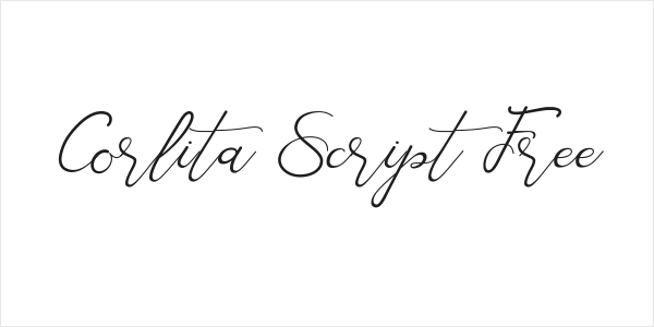 Corlita Script Free Logo