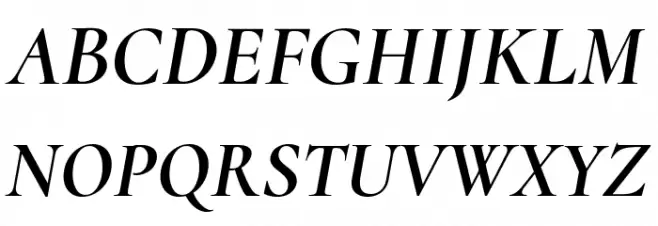 Cormorant Bold Italic Polices MAJUSCULES