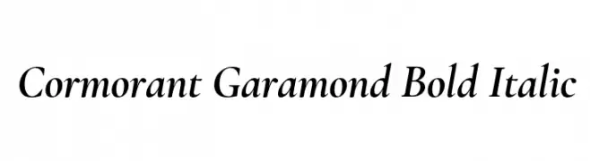 Cormorant Garamond Bold Italic  Fuentes Gratis Descargar