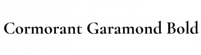 Cormorant Garamond Bold  Fuentes Gratis Descargar