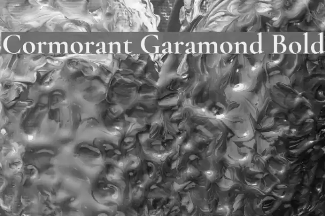 Cormorant Garamond Bold Font examples