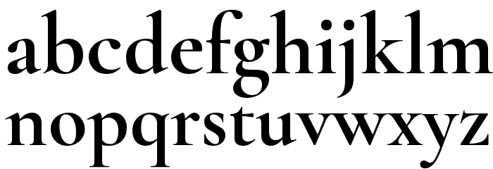 Cormorant Garamond Bold Font LOWERCASE