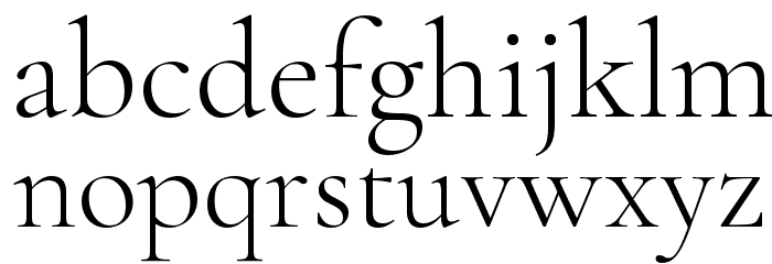 Cormorant Garamond Light Font LOWERCASE