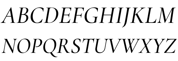 barmeno italic font