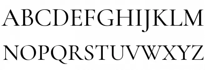 Cormorant Garamond Medium 字体 大写