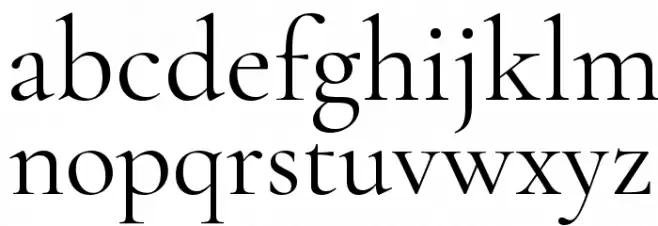 Cormorant Garamond Regular 字体 小写