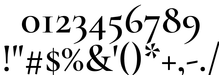 Cormorant Garamond SemiBold Font OTHER CHARS