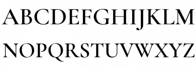 Cormorant Garamond SemiBold Schriftart Groß