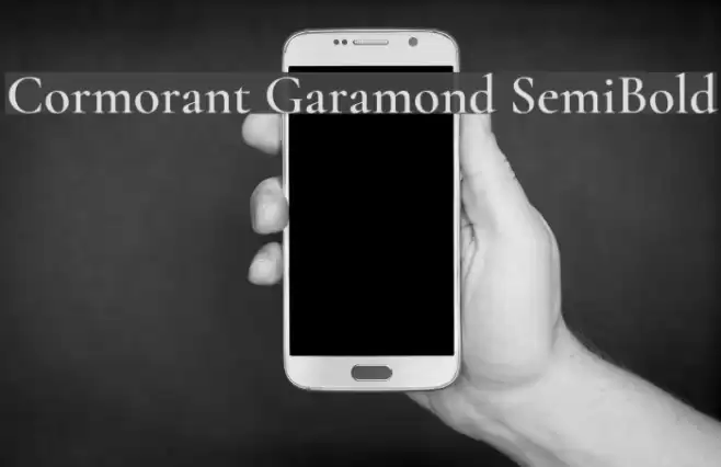 Cormorant Garamond SemiBold Font examples
