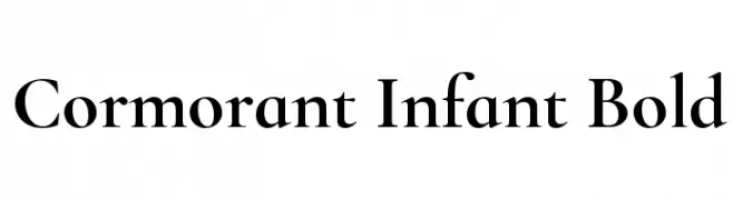 Cormorant Infant Bold  font caratteri gratis