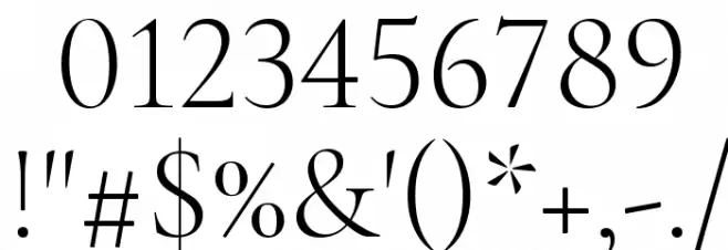 Cormorant Infant Light Font OTHER CHARS