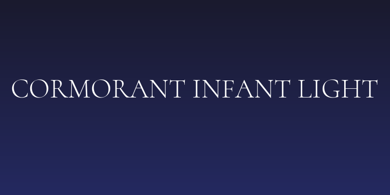 Cormorant Infant Light Social Header