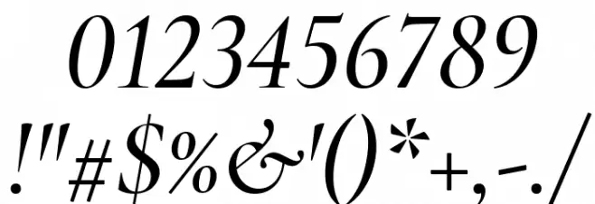 Cormorant Infant Medium Italic Font OTHER CHARS