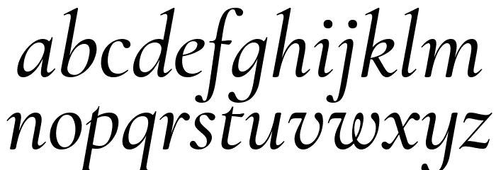Cormorant Infant Medium Italic Font LOWERCASE