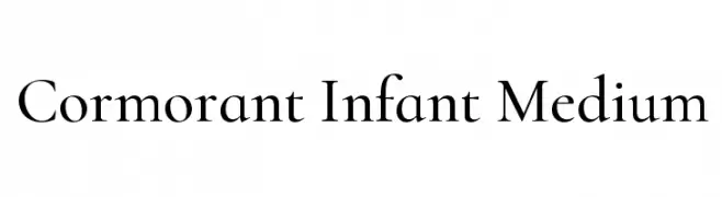 Cormorant Infant Medium  Fuentes Gratis Descargar