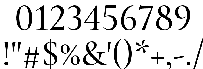 Cormorant Infant Medium Font OTHER CHARS