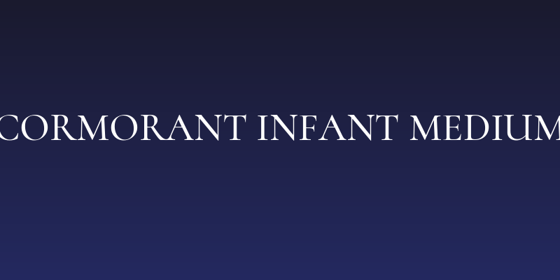 Cormorant Infant Medium Social Header