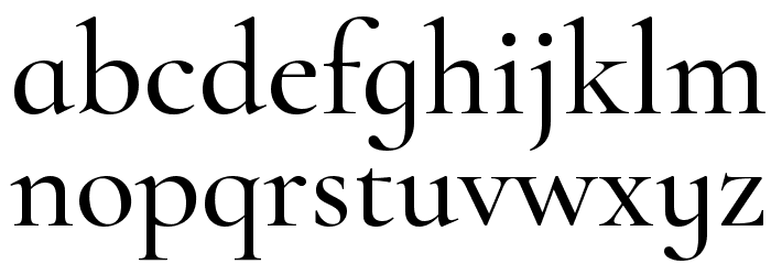Cormorant Infant Medium Font LOWERCASE