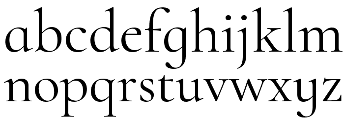 Cormorant Infant Regular Font LOWERCASE