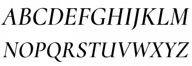 Cormorant Infant SemiBold Italic Fonte MAIÚSCULAS