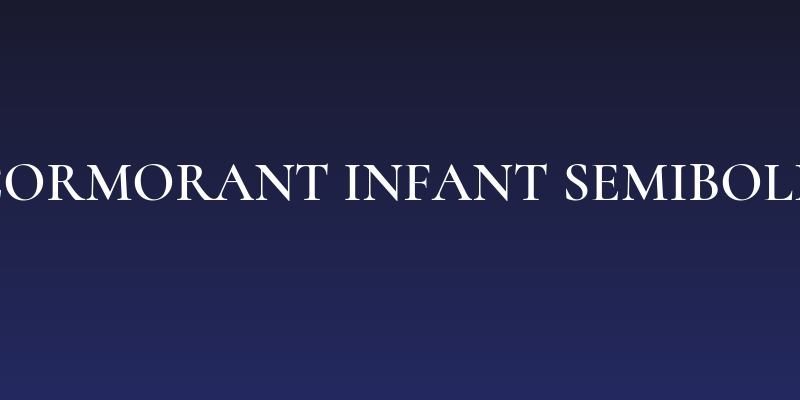 Cormorant Infant SemiBold Social Header
