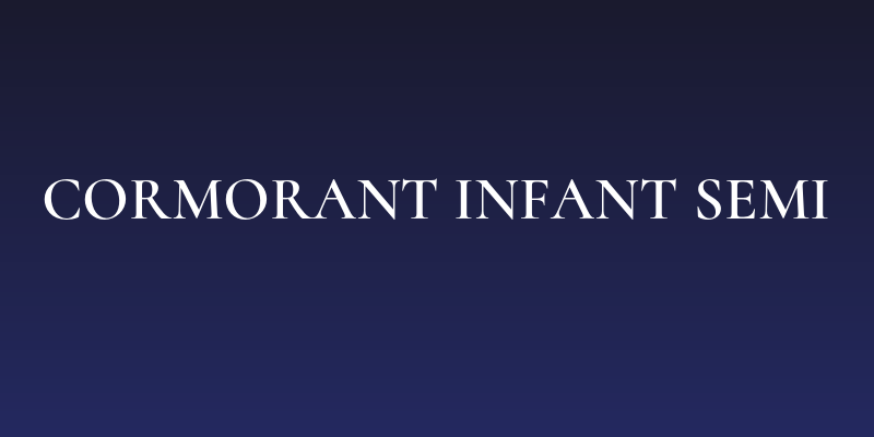Cormorant Infant Semi Social Header