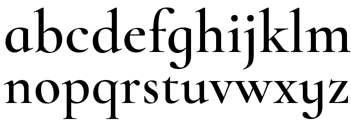 Cormorant Infant Semi Font LOWERCASE