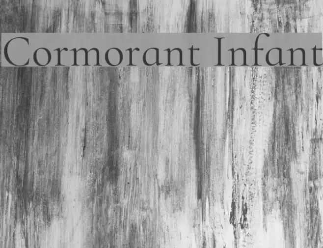 Cormorant Infant Font examples