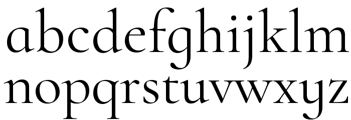 Cormorant Infant Font LOWERCASE