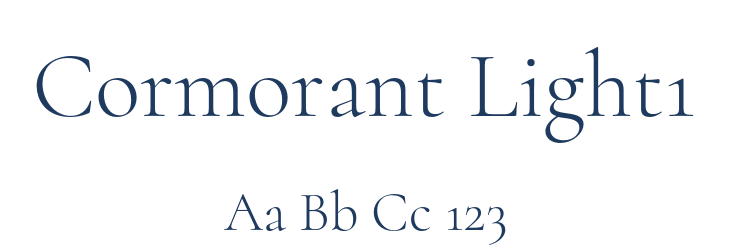 Cormorant Light1 Font Preview