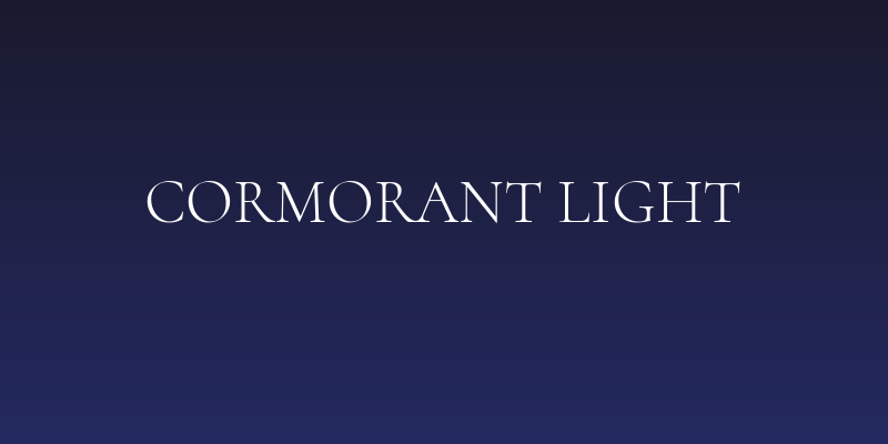 Cormorant Light Social Header