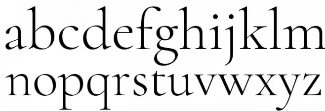 Cormorant Light Font LOWERCASE