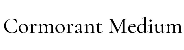 Cormorant Medium Font