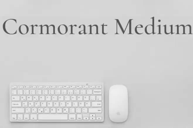 Cormorant Medium Font examples