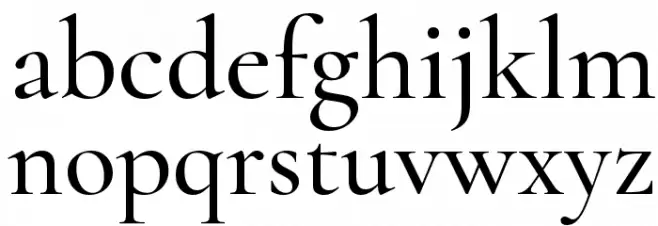 Cormorant Medium Font LOWERCASE