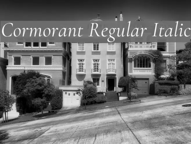 Cormorant Regular Italic Font examples