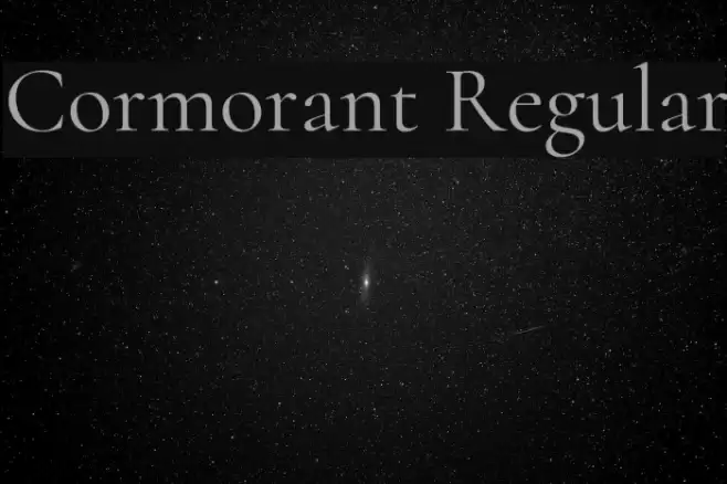 Cormorant Regular Font examples