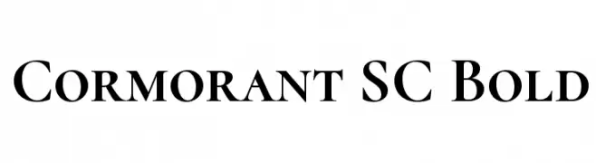 Cormorant SC Bold  Free Fonts Download