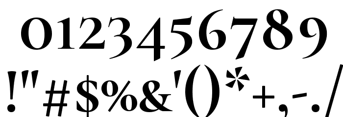 Cormorant SC Bold Font OTHER CHARS
