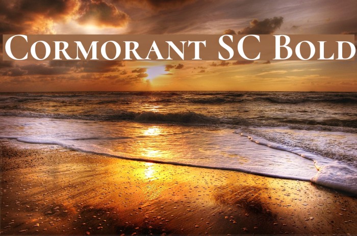 Cormorant SC Bold Font examples