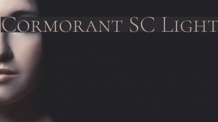 Cormorant SC Light Font examples
