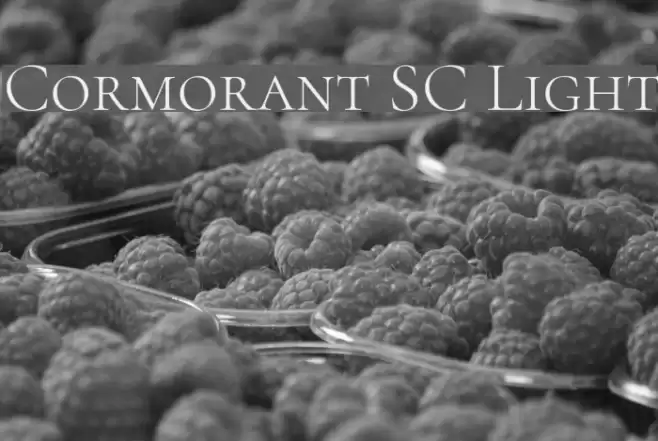 Cormorant SC Light Font examples