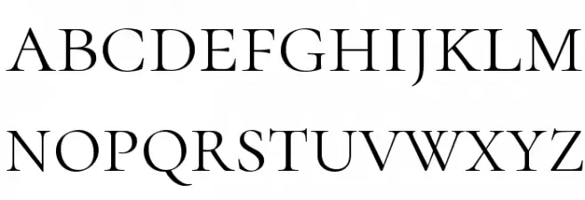 Cormorant SC Light Schriftart Kleinbuchstaben